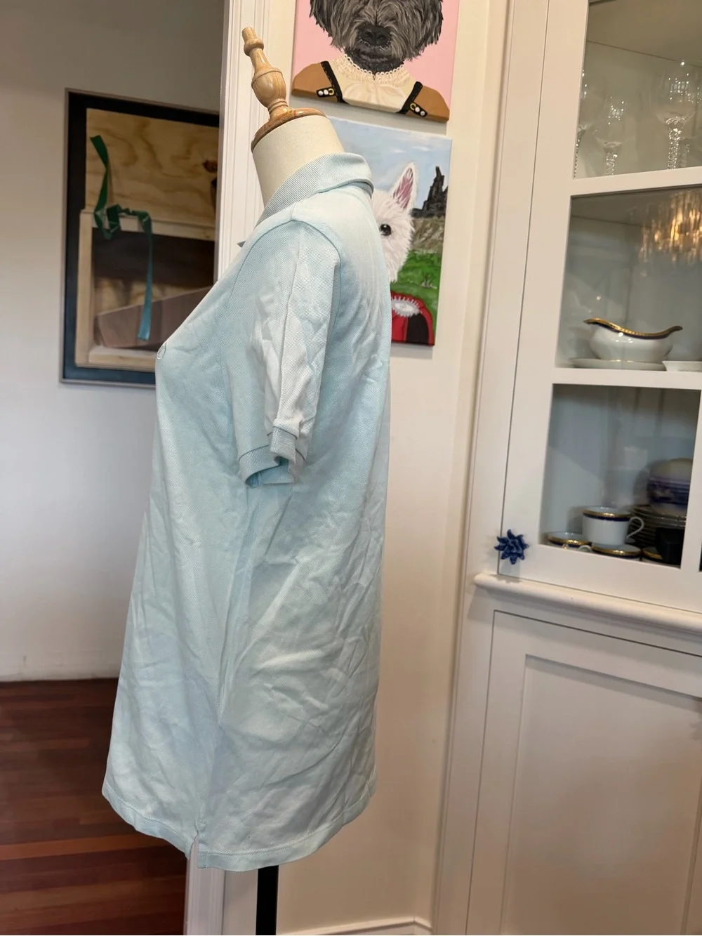 Louis Vuitton Light Blue Polo Top